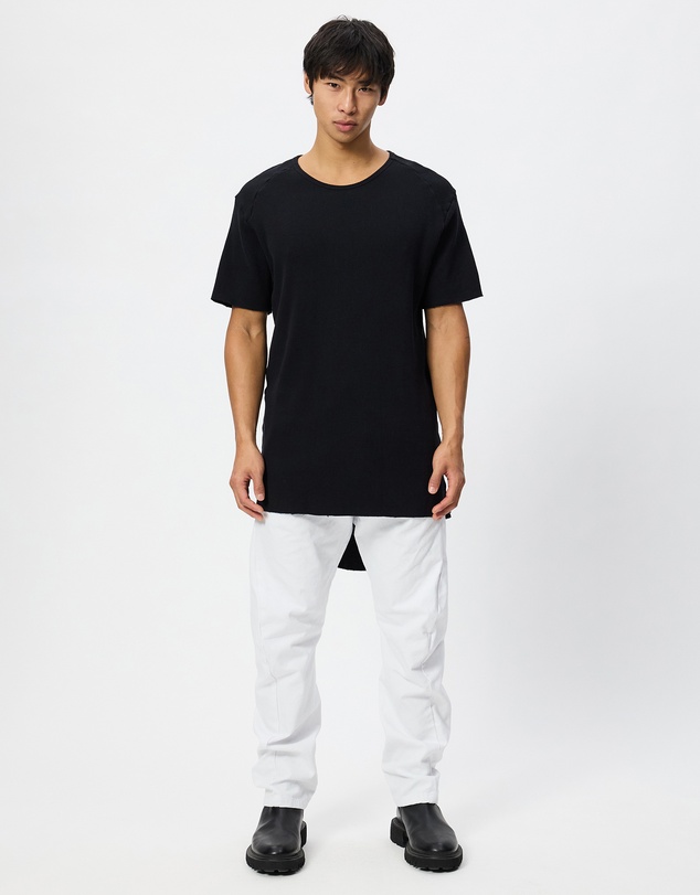 Surrounded By Ghosts - The Arsenic Relaxed Waffle Knit Long Tail T-Shirt