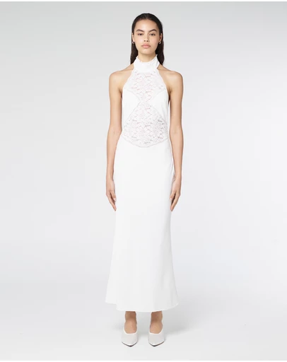 Third Form - Serenade Lace Halter Maxi