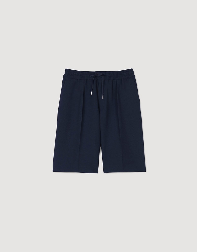 Sandro - Jersey Pli Shorts