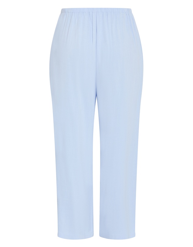 City Chic - Plus size Haven Relaxed Wide Leg Pant - powder blue