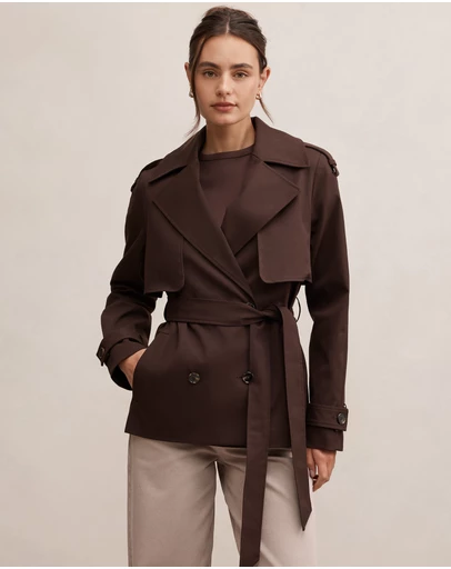 Forever New - Teagan Short Trench Coat