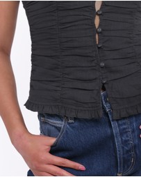 Petal & Pup - Jayda Top - Black