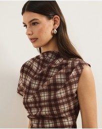 Atmos&Here - Jessica Asymmetrical Printed Top