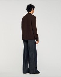 Sandro - Flannel Flower Cardigan