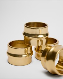 Country Road - Moore Napkin Ring Set Of 4