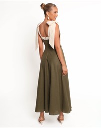 Petal & Pup - Olinda Midi Dress - Olive