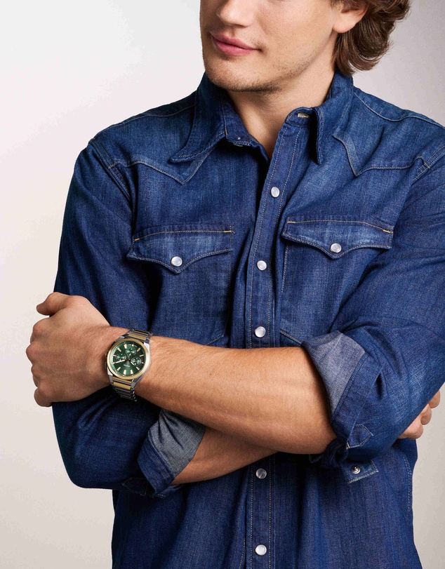 Fossil - Everett Two Tone Chronograph Watch
