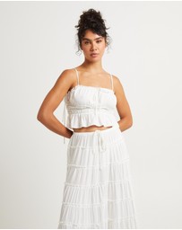 Subtitled - Sereno Peplum Top