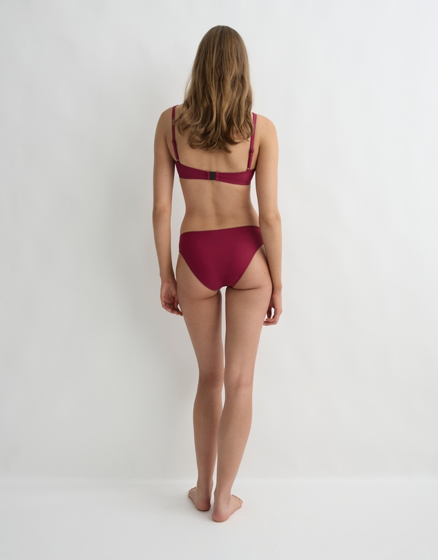 BONDI BORN - Anja Bikini Top - Mulberry (Sculpteur®)