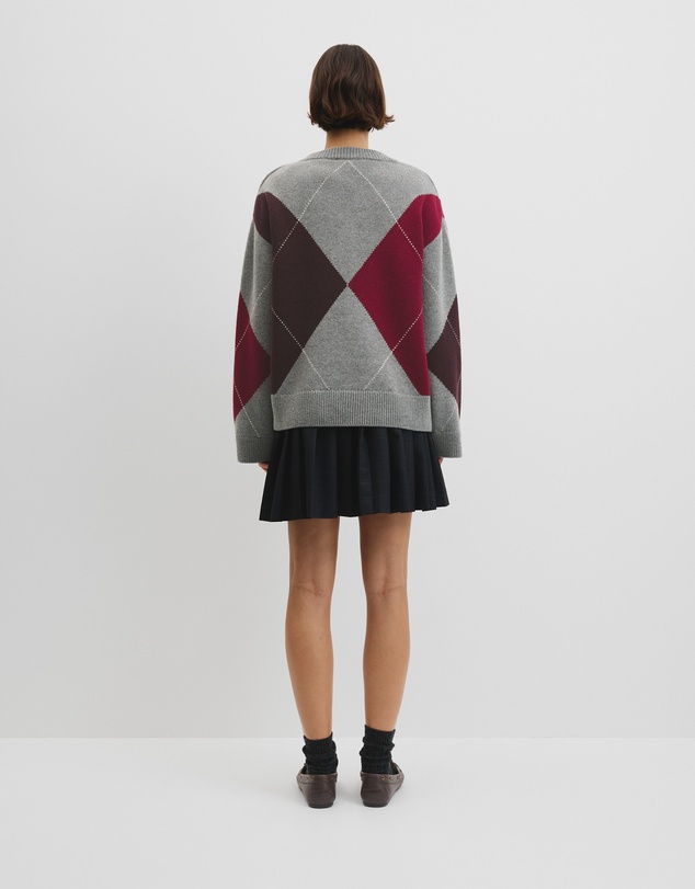 Country Road - Extrafine Merino Argyle Knit