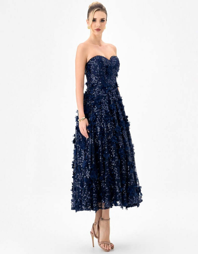 Bariano - Adela Sweetheart Petal Midi