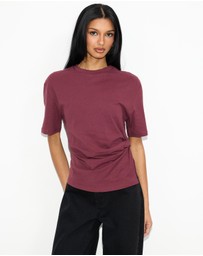 Dazie - Ava Twist Detail Short Sleeve Tee