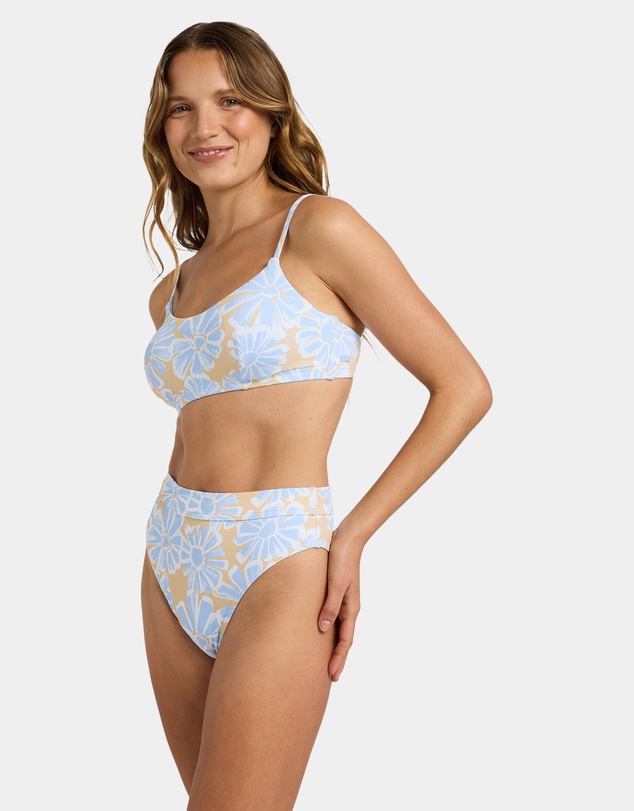Roxy - Womens Daisy Haze Mod Mid Waist Bikini Bottom