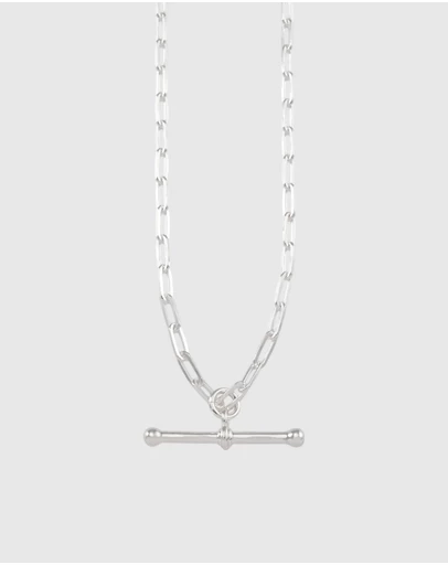 Von Treskow - Fine Clip Chain T-Bar Necklace