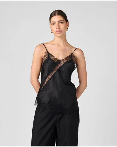 MVN - Asymmetrical Lace Top