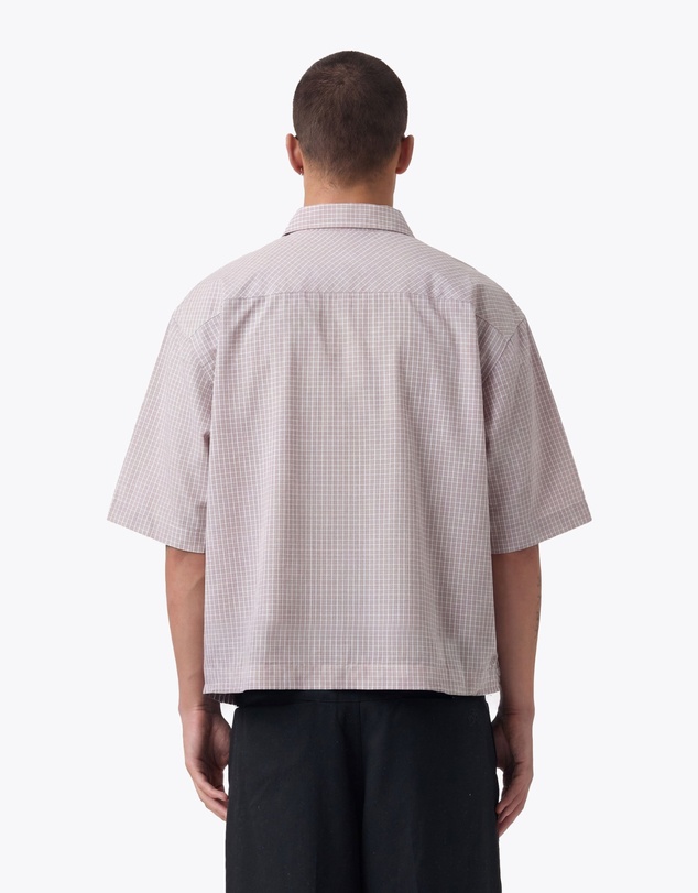 Zanerobe - Box Crop Shirt Pink Plaid