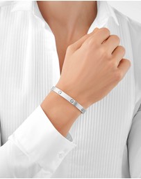 Philipp Plein - PLEIN CUFF Silver-Tone Bracelet