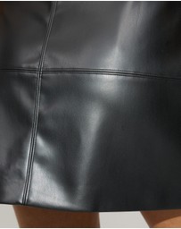 Dazie - Obsession Leather Look Mini Skirt