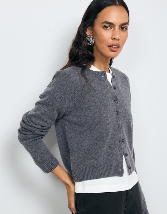 AERE - Sadie Merino Wool Cardigan