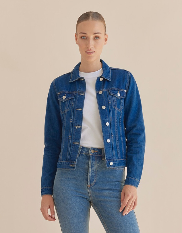 Amelius - Vintage Denim Pocket Jacket