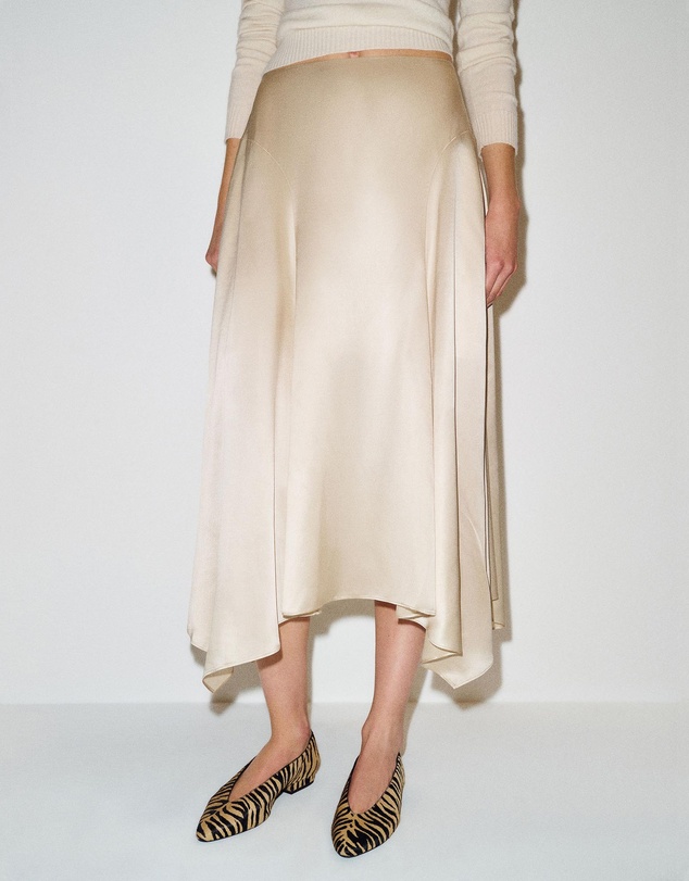 Reformation - McCall Silk Skirt