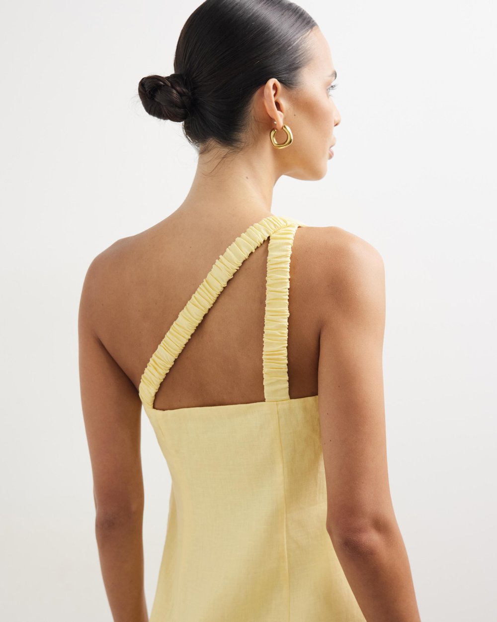 alora one shoulder dress ALORA ONE SHOULDER WHISPER DRESS  Enclothe