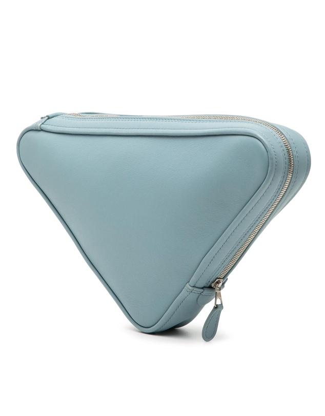 Pre-Loved by Azura Reborn - Pre-Loved Medium Leather Triangle Clutch