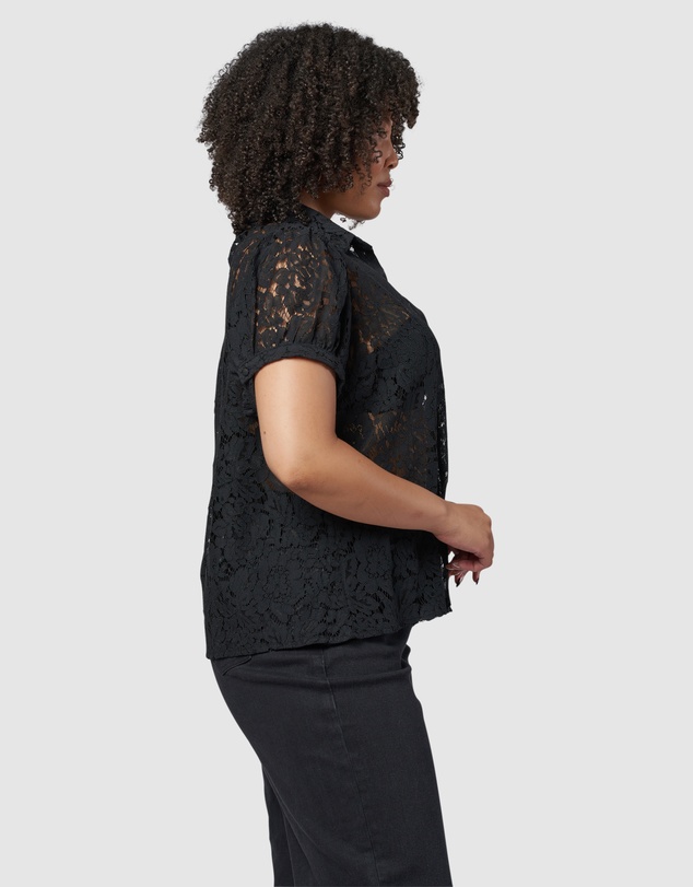 Sunday In The City - Love Lost Lace Shirt