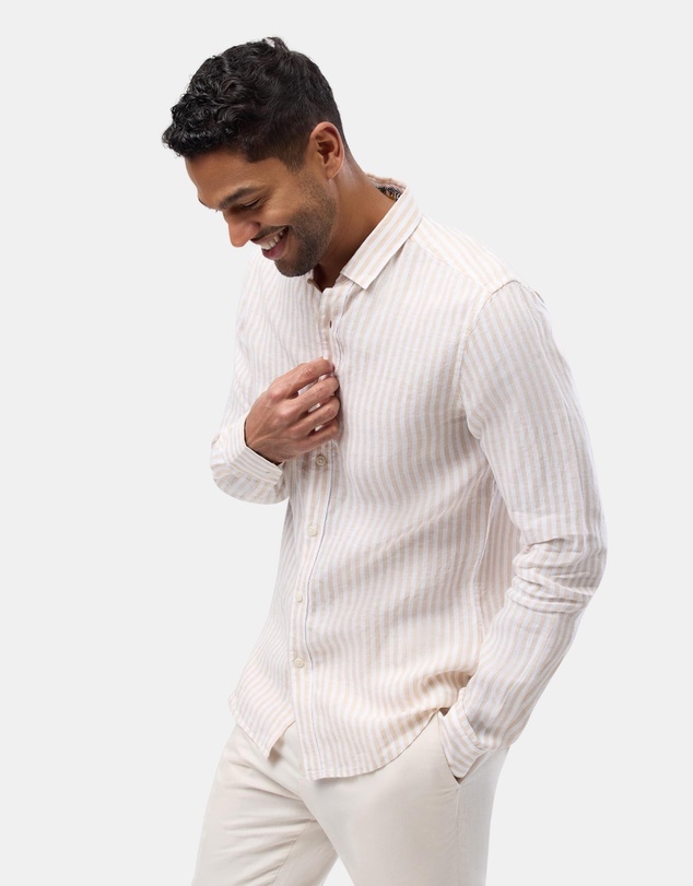 Brooksfield - Linen Casual Shirt