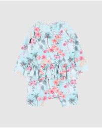 Minihaha - Milana Blue LS Rash Suit - Babies-Kids
