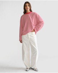 Decjuba - D-Luxe Long Sleeve Stripe Tee