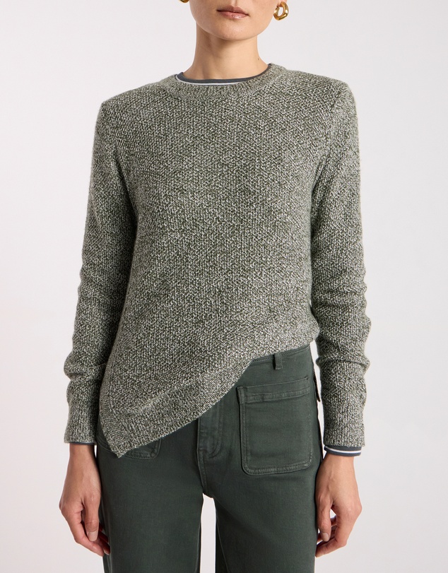 David Lawrence - Moss Stitch Knit Jumper