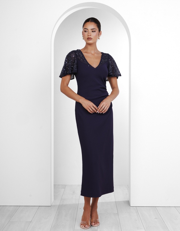Pilgrim - Hailey Beaded Shoulder Midi