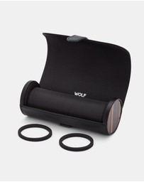 Wolf - Wolf Roadster Triple Watch Roll  Black