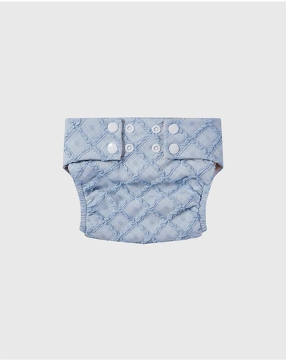 Aqua Blu Kids - Stepping Stones Blue Swim Nappy