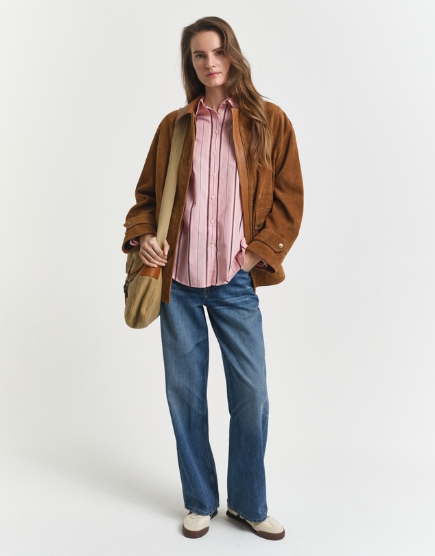 Gant - Relaxed Fit Classic Striped Poplin Shirt