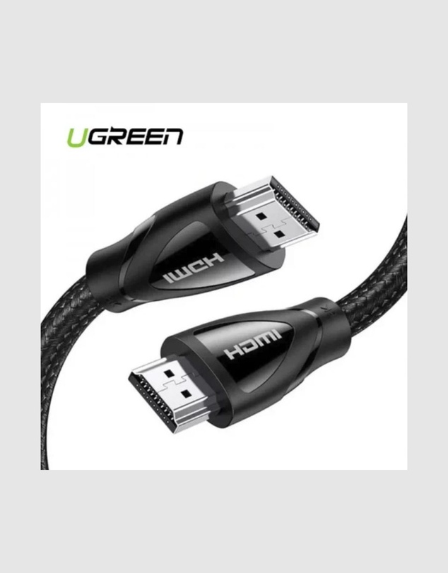 Ugreen - UGreen 3m HDMI 2.1 Male to Male Cable 8K 48Gbps Dynamic HDR eARC Black