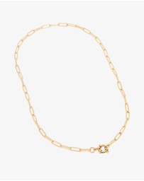 Lovisa - Waterproof Gold Plated Stainless Steel Fine Link Dainty Clasp Necklace