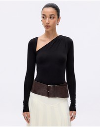 Minima Esenciales - Sienna Draped Bodysuit