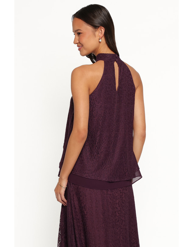 Petal & Pup - Tracy Halter Top - Lilac Lace