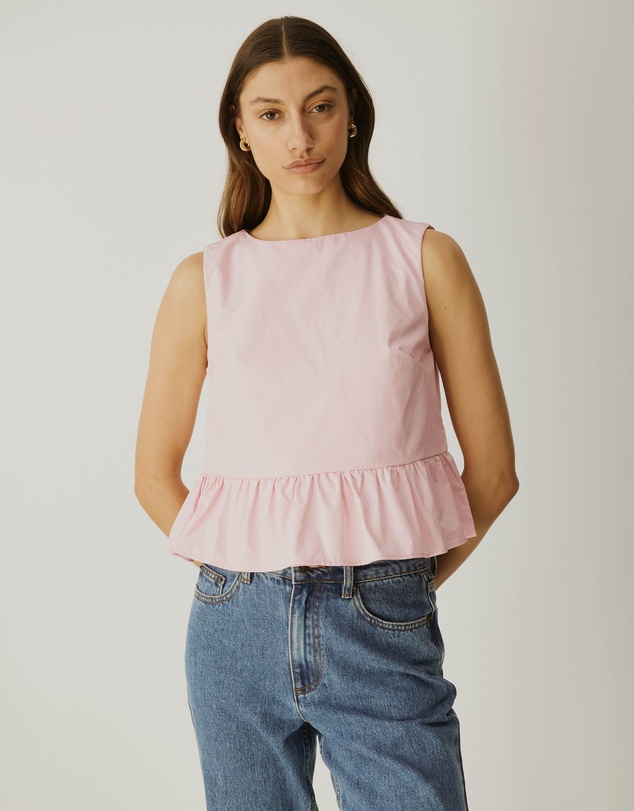 Atmos&Here - Marisol Ruffle Hem Top