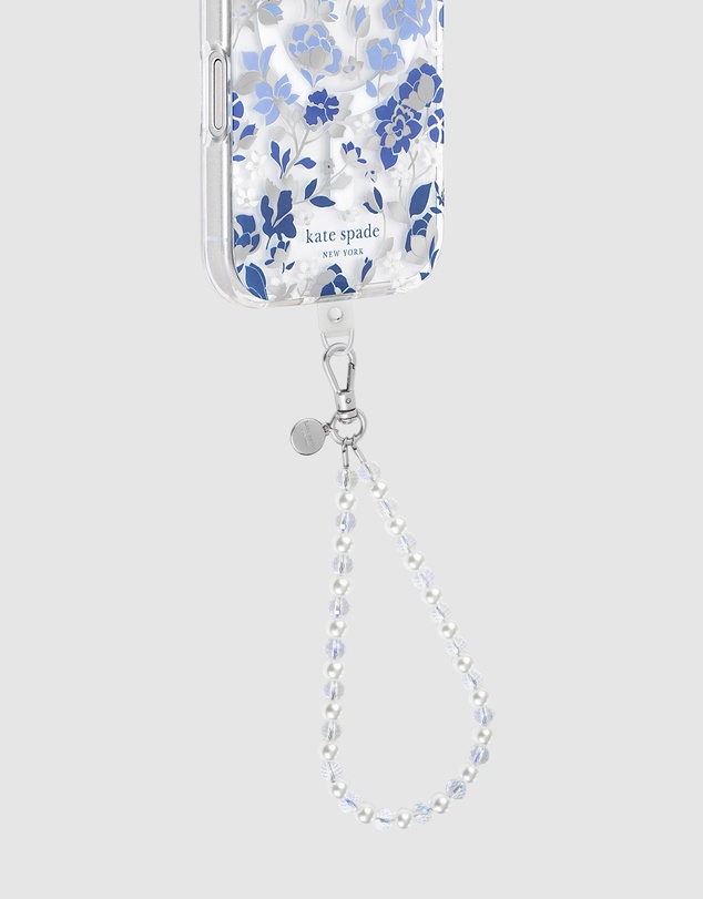 Kate Spade - Kate Spade Flowerbed Blue MagSafe Charm Bundle for iPhone 17 Pro
