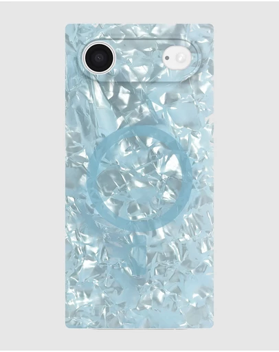 Flaunt - Flaunt Square Icy Blue Pearl MagSafe Case for iPhone 17 Air