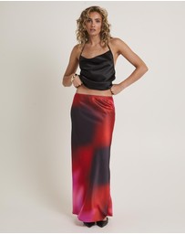 Alice In The Eve - Vila Ombre Slip Maxi Skirt