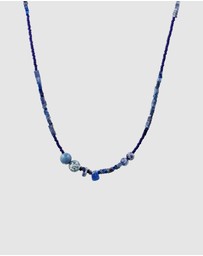 Haze & Glory - ICONIC EXCLUSIVE - Necklace Men Agate Beads 925 Sterling Silver