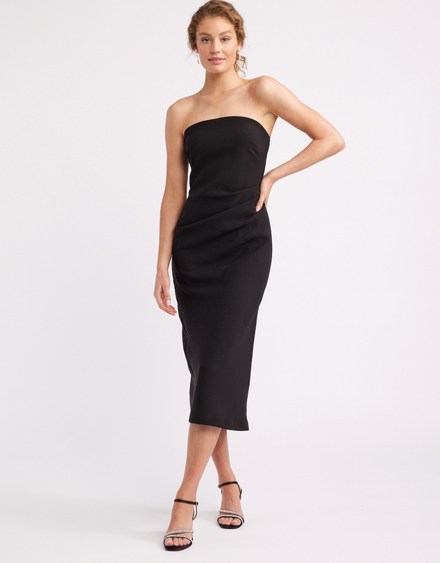 Review - Barcelona Strapless Midi Dress