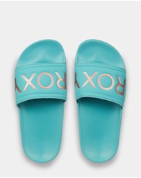 Roxy - Girls 8 to 16 Slippy II Slides