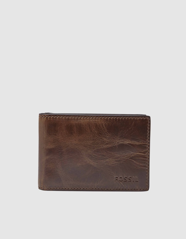 Fossil - Derrick Dark Brown Bifold Wallet