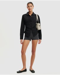 Cotton On - Peyton Gathered LS Shirt