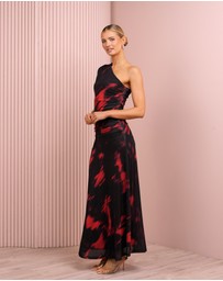 Azzurielle - Renia One Shoulder Maxi Dress